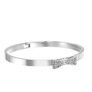 Kate Spade ready set bow bracelet silver
